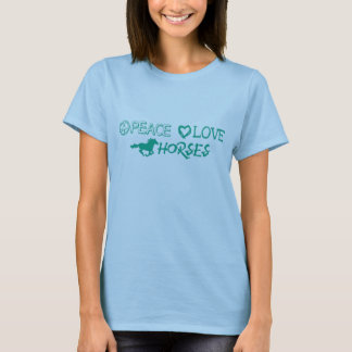 Peace Liebe Horses T-Shirt