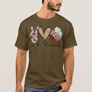 Peace Liebe Hot Cocoa Bombs Frohe Weihnachtsfamili T-Shirt
