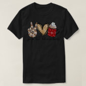 Peace Liebe Hot Cocoa Bombs Frohe Weihnachtsfamili T-Shirt (Design vorne)
