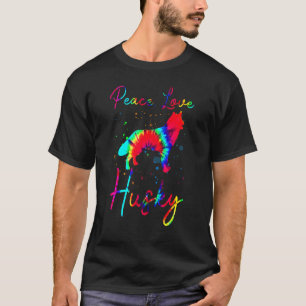 Peace Liebe Husky Dog T-Shirt