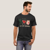 Peace Liebe Igel Süße Tier Hedgie Fun T-Shirt (Vorne ganz)