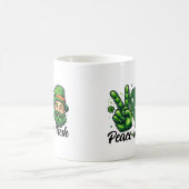 Peace Liebe Irish Tasse - Perfekt für St. Patrick' (Mittel)