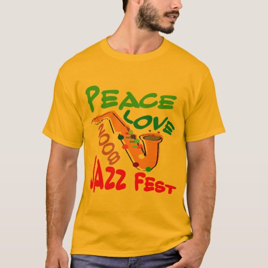 Peace Liebe Jazz Fest 08 T-Shirt (Vorderseite)