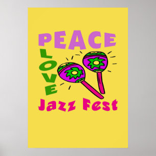 Peace Liebe Jazz Fest Poster