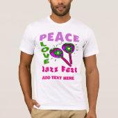 Peace Liebe Jazz Fest T-Shirt (Vorderseite)