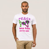 Peace Liebe Jazz Fest T-Shirt (Vorne ganz)