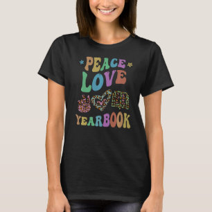 PEACE LIEBE JEARBOOK Lehrerschule Publikation Edi T-Shirt