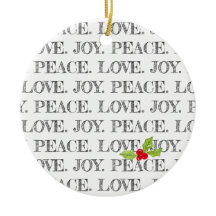 Peace Liebe Join Text Christmas Holly Foto