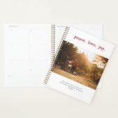 Peace Liebe Joliday Weihnachten Foto Planer (Anzeige)