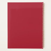 Peace Liebe Joliday Weihnachten Foto Planer (Rückseite)