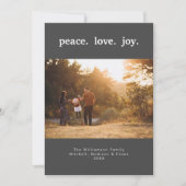 Peace Liebe Joliday Weihnachten Weihnachten Urlaub (Vorderseite)