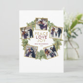 Peace Liebe Joy 5 Foto Grüne Krakauer Weihnachten (Stehend Vorderseite)