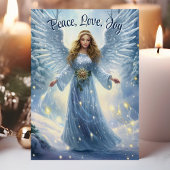 Peace Liebe Joy Elegante Angel Weihnachten