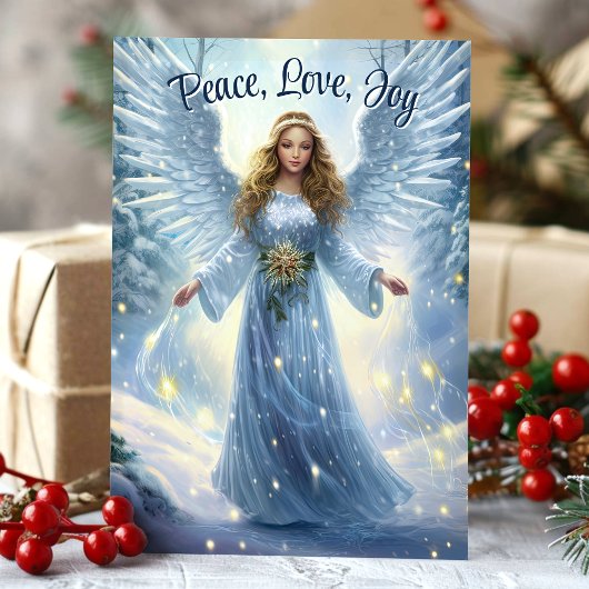 Peace Liebe Joy Elegante Angel Weihnachten