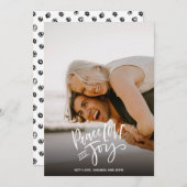 Peace Liebe Joy | Feiertage Weihnachten im vertika (Vorne/Hinten)