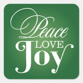 PEACE LIEBE JOY | FERIENUMSCHLAG AUFKLEBER
