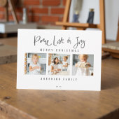 Peace Liebe & Joy Frohe Weihnachten Foto