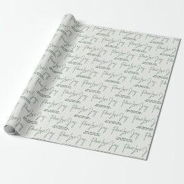 "Peace Liebe Joy" Geschenkpapier