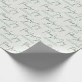 "Peace Liebe Joy" Geschenkpapier (Ecke)
