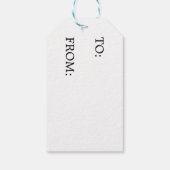 Peace Liebe Joy Green Glitzer Geschenkanhänger (Rückseite)