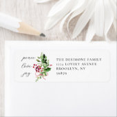 Peace Liebe Joy Holly Berry Rücksendeadresse (Insitu)