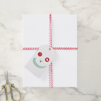 Peace Liebe Joy Mistletoes Fun Smiley Holiday Geschenkanhänger