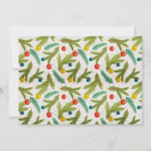 Peace Liebe Joy Modernes Foto Feiertagskarte (Rückseite)