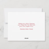 Peace Liebe & Joy Toy Truck Frohe Weihnachten (Rückseite)