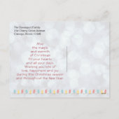 Peace Liebe & Joy Toy Truck Frohe Weihnachten (Rückseite)