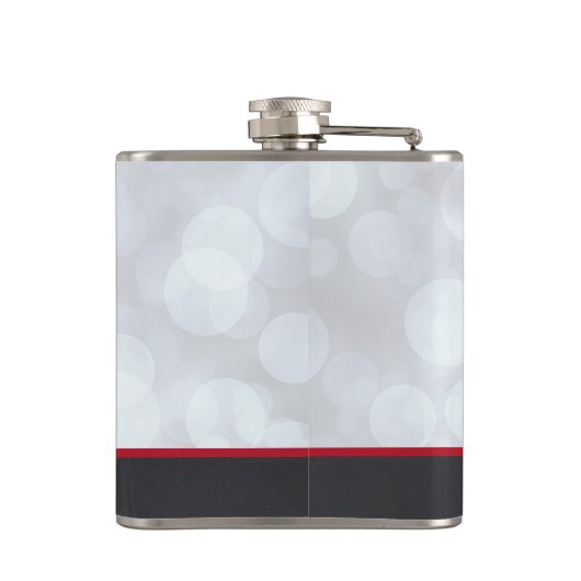 Peace Liebe & Joy Toy Truck Frohe Weihnachten Flachmann (Rückseite)