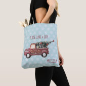 Peace Liebe & Joy w/RedToy Truck Frohe Weihnachten Tasche (Von Nahem)