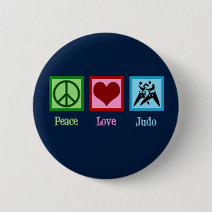 Peace Liebe Judo Button
