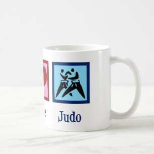 Peace Liebe Judo Kaffeetasse