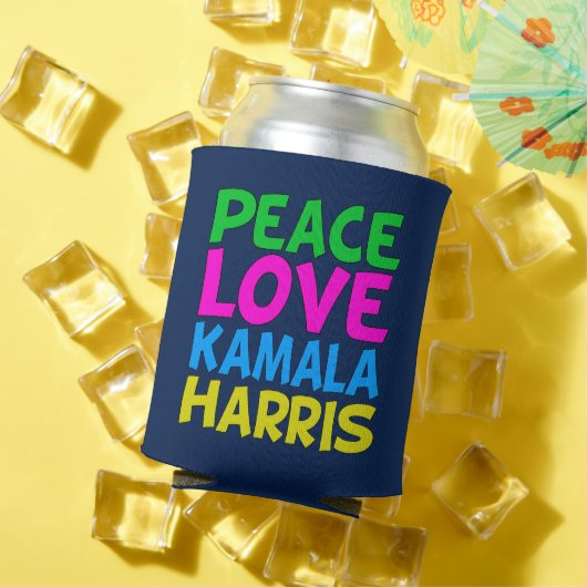 Peace Liebe Kamala Harris Dosenkühler (In Situ Sommer)