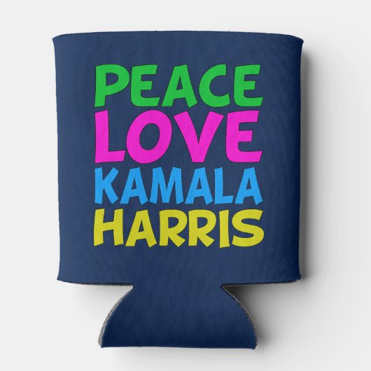 Peace Liebe Kamala Harris Dosenkühler (Rückseite)