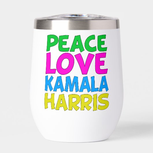 Peace Liebe Kamala Harris Niedliche Wahl (Vorderseite)