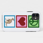 Peace Liebe Kangaroo Case-Mate iPhone Hülle (Rückseite (Horizontal))