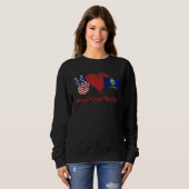 Peace Liebe Kansas Sweatshirt (Vorne ganz)