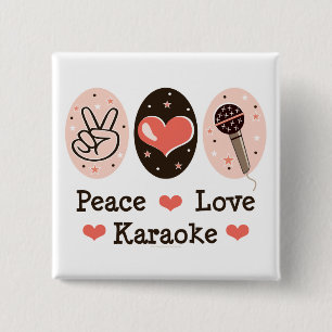 Peace Liebe Karaoke Button