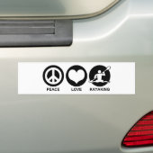 Peace Liebe Kayaking Autoaufkleber (Auf Auto)
