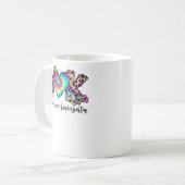 Peace Liebe Kindergarten Lehrerin Student Kinderte Kaffeetasse (Vorderseite Links)