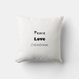 Peace Liebe Kolostrum Stillen Stützkissen Kissen