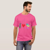 Peace Liebe Kung Fu T-Shirt (Vorne ganz)
