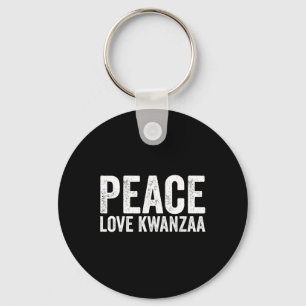 Peace Liebe Kwanzaa American Heritage Happy Schlüsselanhänger