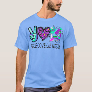 Peace Liebe Labrador Week 2023 Medical Laboratory T-Shirt