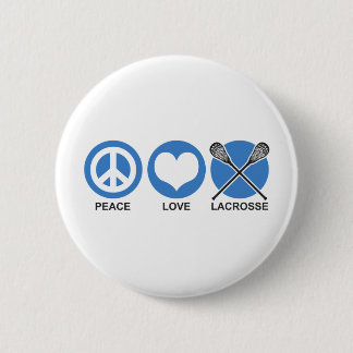Peace Liebe Lacrosse Button