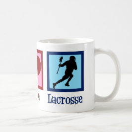 Peace Liebe Lacrosse Kaffeetasse