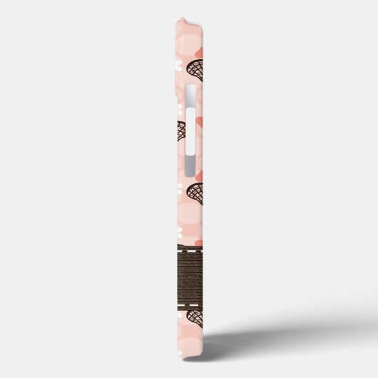 Peace Liebe Lacrossse Case-Mate iPhone Hülle (Rückseite / Links)