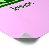 Peace Liebe Ladybugs Poster (Ecke)