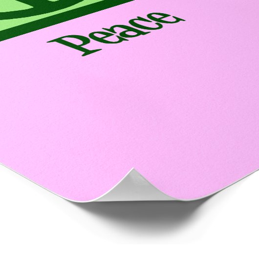 Peace Liebe Ladybugs Poster (Ecke)